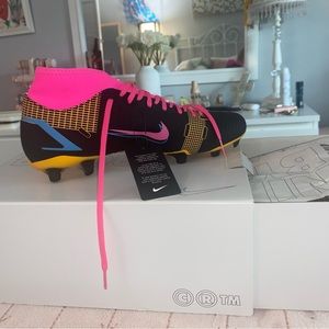 Custom colored Nike Mecurial Soccer Cleats.